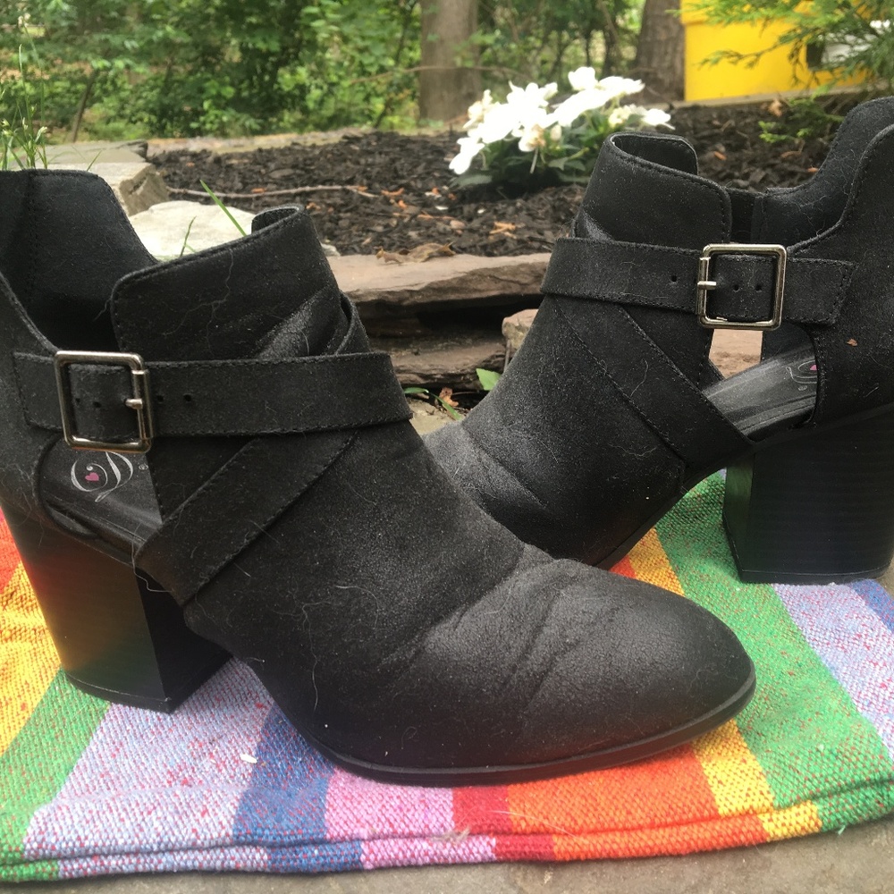 Black booties